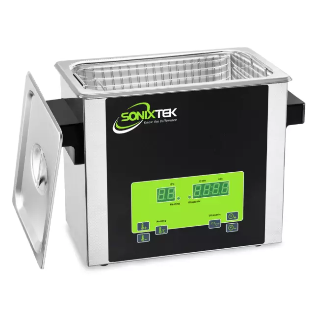 Sonixtek Ultraschallreinigungsgerät 3L Ultraschallreiniger 120W Schmuck, Brillen