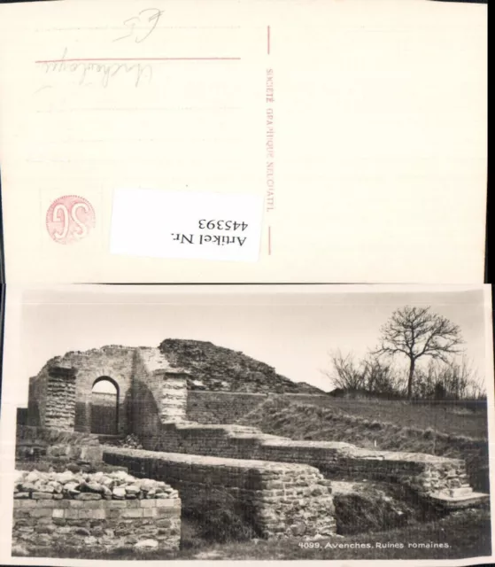 445393,Avenches Ruines romaines Ruinen Archäologie Ausgrabung
