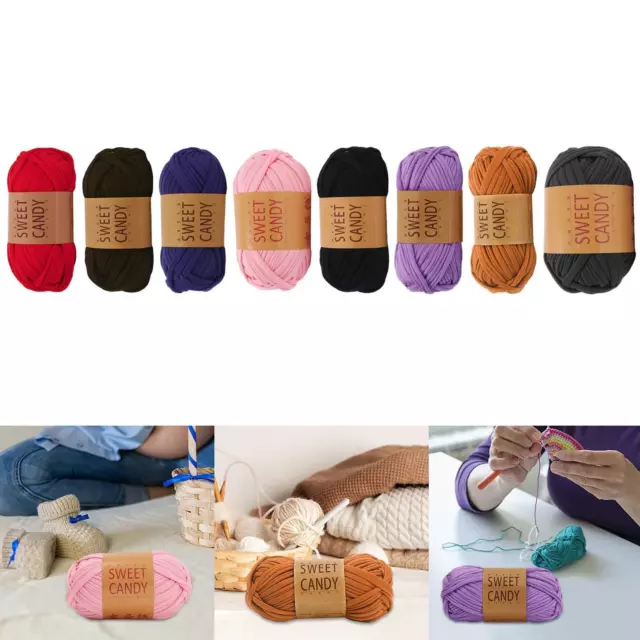 HANDMADE CHUNKY YARN Fluffy Carpet Yarn New Crochet Yarn Knitting  Accessories $19.49 - PicClick AU