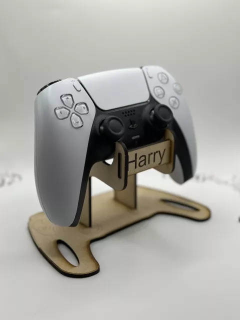 Gaming Controller Holder, Personalised, Wooden, PlayStation, Xbox