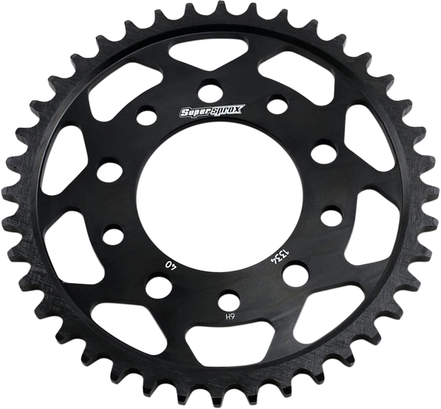Supersprox Rear Steel Sprocket 40T Black RFE-1334-40-BLK