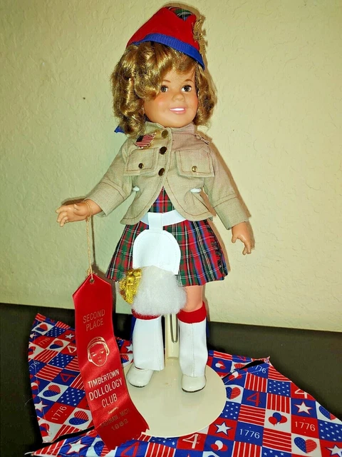 17 Inch Shirley Temple 1972 Vinyl Doll Wee Willie Winkie award winner