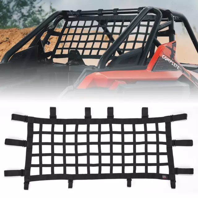 KEMIMOTO Rear Race Window Net for Polaris RZR PRO XP /4 2020-2024 Nylon