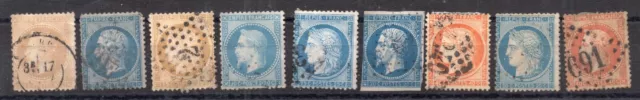 31631 France Classiques Lot Napoléon / Cérès "Belles Oblitérations" Bonne Cote