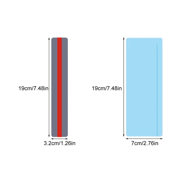 Clear Student Bookmark Guided Color Overlay Set For Dyslexia Reading Strip