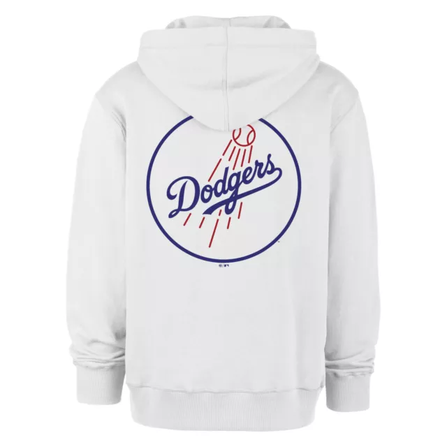 MLB Los Angeles Dodgers LA Hoody Helix Backer LC weiß Kaputzenpullover Sweater 2