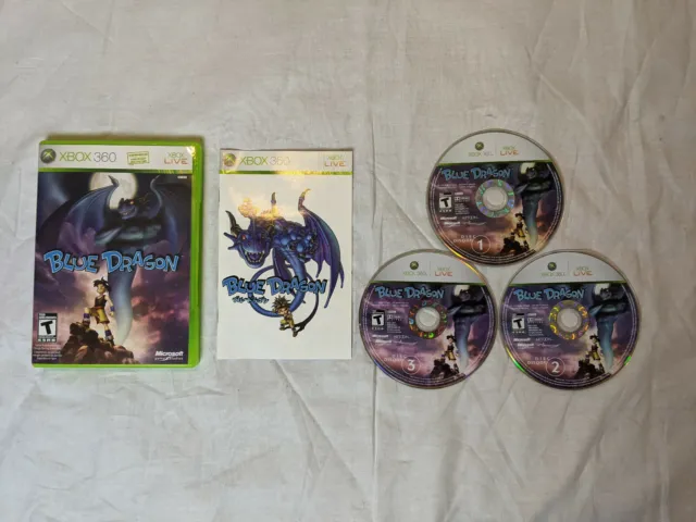 Blue Dragon (Microsoft Xbox 360, 2006) Xbox One backwards-compatible. Complete.