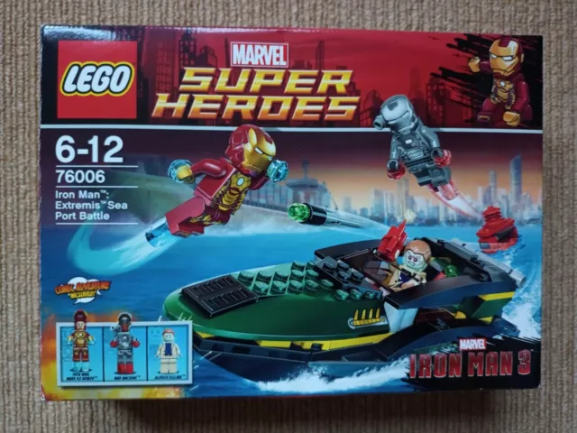 Lego iron man extremis sea deals port battle