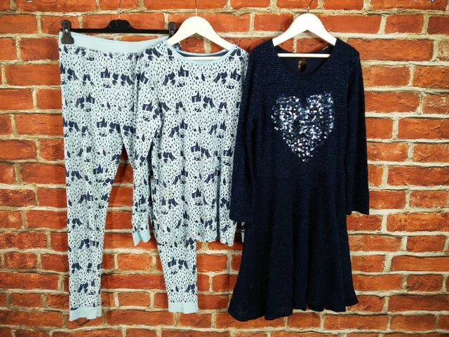 Girls Bundle Age 13-14 Years M&S George Pyjamas Top Bottoms Party Dress 164Cm