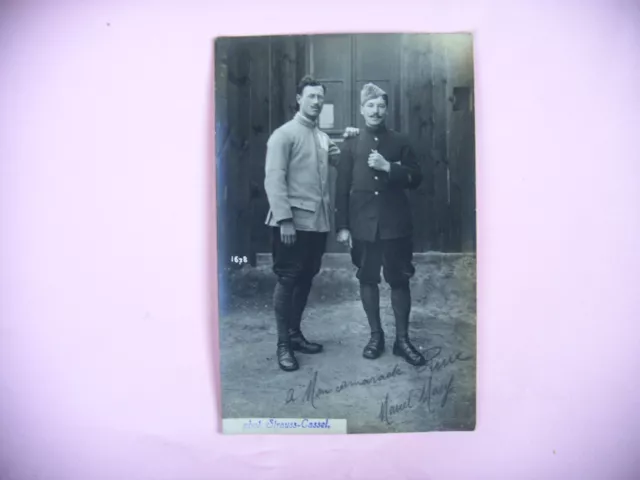 CPA photo card military war character soldier circa 1915 photo strauss cassel