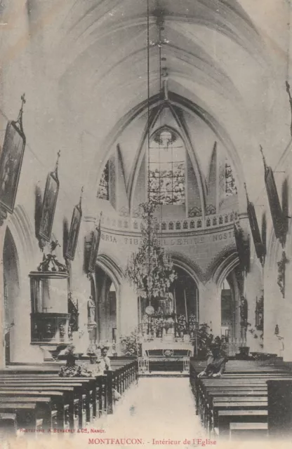 CPA 55 MONTFAUCON Intérieur de l'Eglise