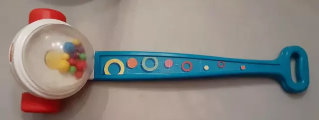 Fisher-Price Classic Corn Popper Walk & Push Toy, KIDS GIFT Blue, used