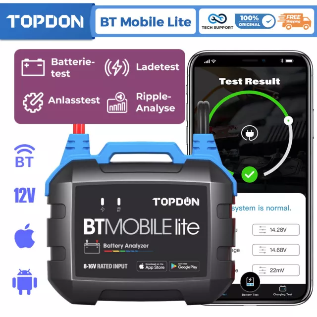 TOPDON BT100 TESTEUR de batterie pour voitureTest de batterie pour voiture  12V EUR 39,99 - PicClick FR