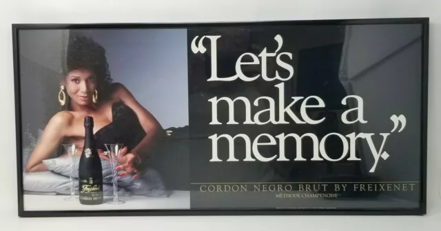 Let's Make a Memory Cordon Negro Brut by Freixenet Methode Champenoise Framed