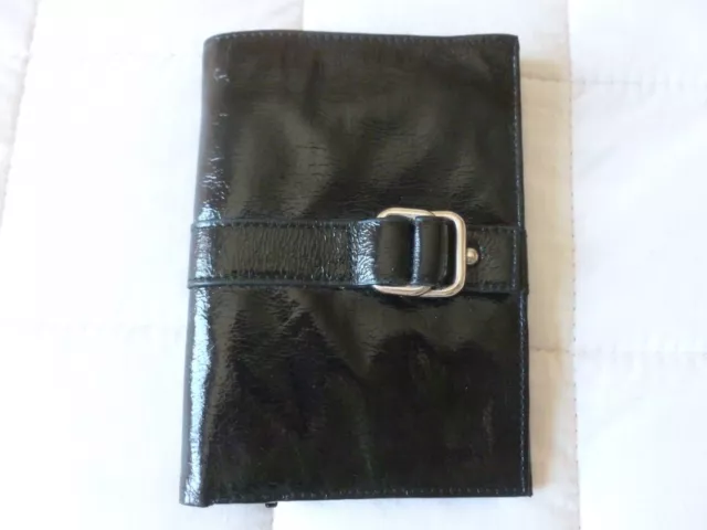 PORTEFEUILLE SOCO EN Cuir Noir nombreux Compartiments porte