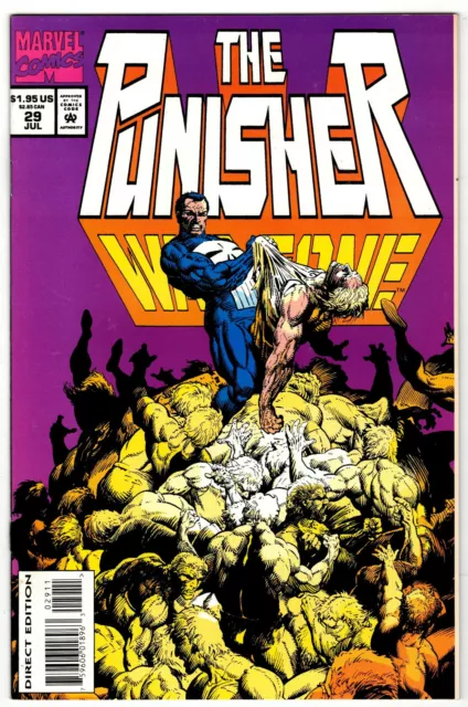 THE PUNISHER WAR ZONE  # 29  Marvel 1994 (vf) Conan With A Gun Part 4