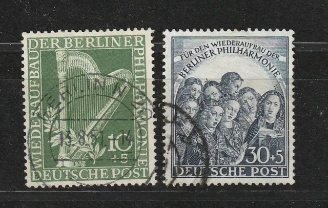 Berlin - MiNr.: 72 - 73, Berliner Philharmonie, kpl. Satz gest. 130 M€