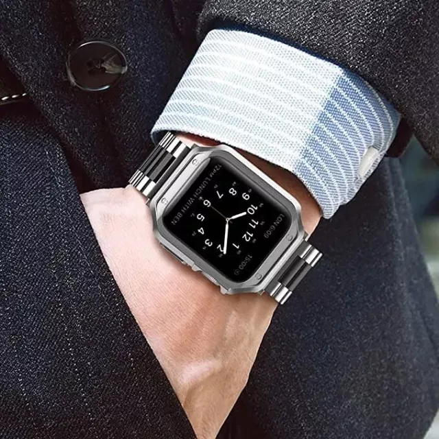 🇮🇹 Cinturino per Apple Watch 49/45/44/42 mm, in Acciaio Inox Serie 8 7 SE 6 5 2