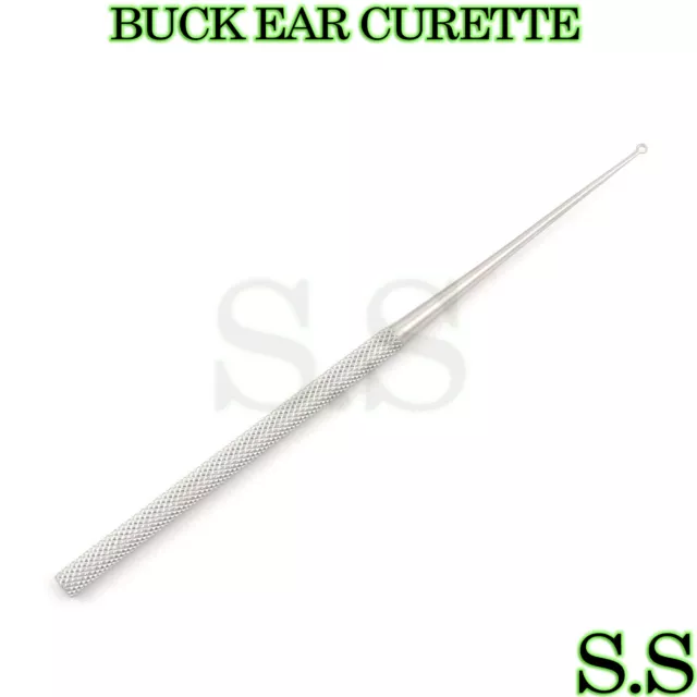 Buck Ear Curette Blunt #00 Ent Surgical Instruments