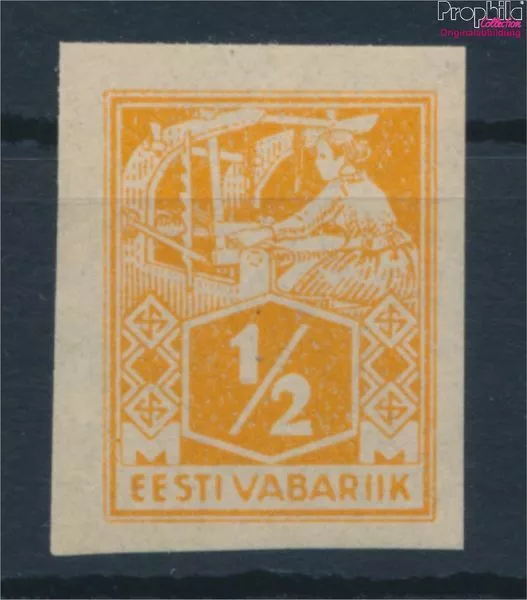 Briefmarken Estland 1922 Mi 32B postfrisch (10204979