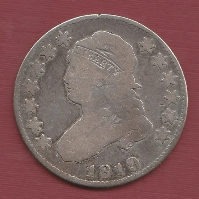 1819 USA Capped Bust Quarter (G-VG) BQ1