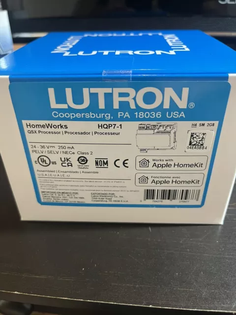 Lutron Homeworks QSX -HQP7-1 Processor Brand New In Box !!
