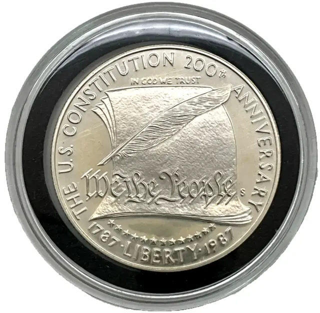 1987 Silver Proof $1 Dollar - 200th Anniversary of the Constitution