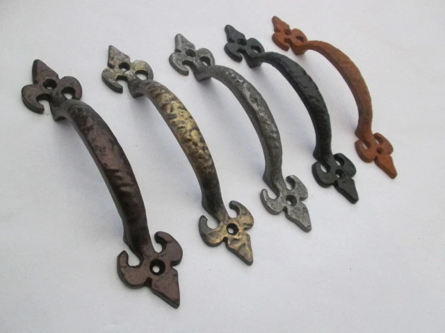 7"/180mm CAST IRON KITCHEN CABINET DOOR CUPBOARD DRAWER COUNTRY PULL HANDLES