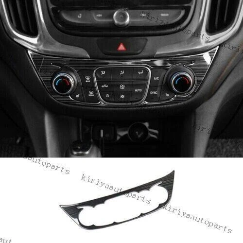 Fit For Chevy Equinox 18-23 Black Titanium Center Console AC Switch Button Panel