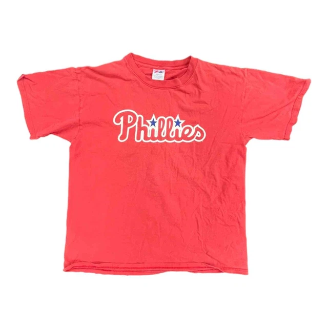 Lady’s Y2K Philadelphia Phillies Pat Burrell jersey T-shirt size XL