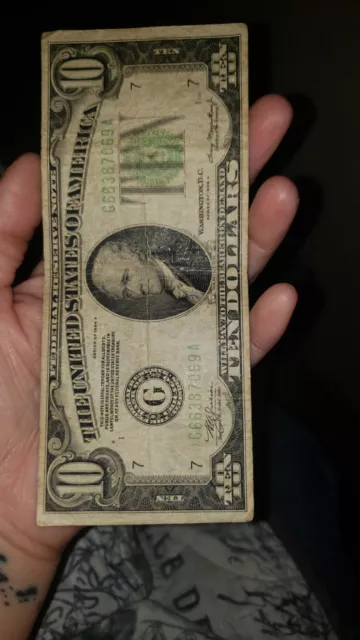 1934 10 dollar bill