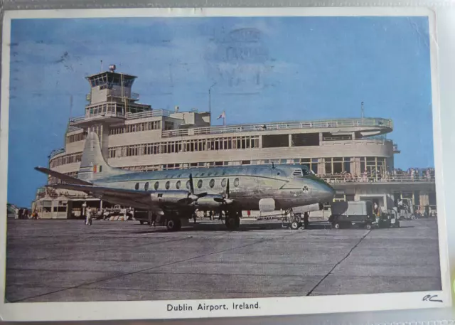 Postcard: DUBLIN AIRPORT ; posted 1959 (#80.238)