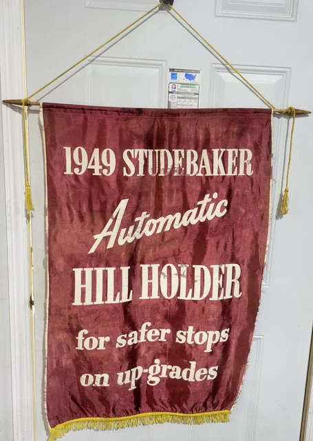 1949 STUDEBAKER Banner "Automatic HILL HOLDER for safer stops on up-grades".