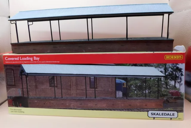 Hornby Skaledale R9815 Covered Loading Bay station building BNIB OO (1)