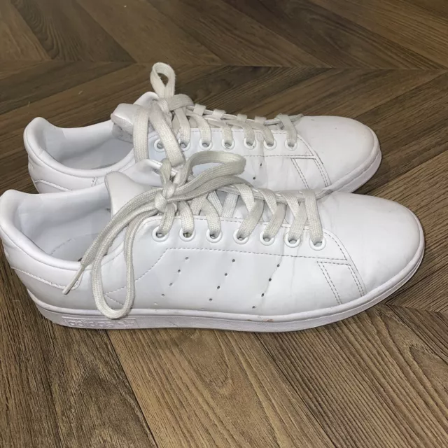 Adidas Originals Stan Smith Sneakers In White And Gold. Size US 8