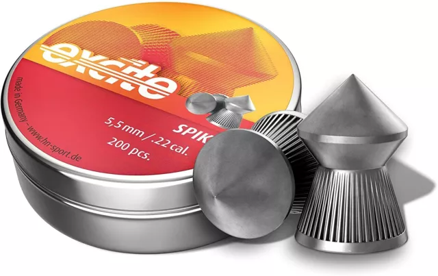 H&N Excite Spike .22 or .177 Air Pellets Hunting Pest Control Fast UK Dispatch