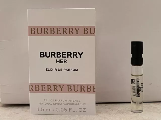 BURBERRY HER EAU DE PARFUM INTENSE ELIXIR DE PARFUM Sample Spray 1.5ml NEWEST!