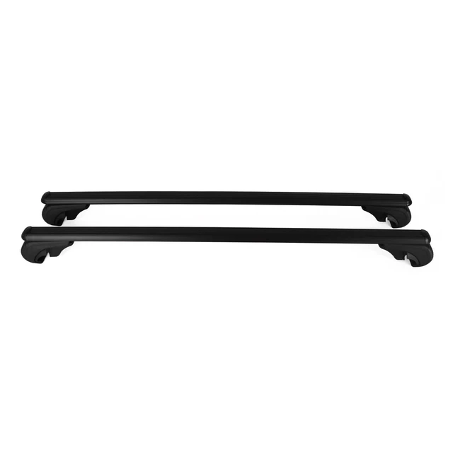 Barres de toit transversales pour Toyota Land Cruiser Prado J15 en Alu noir