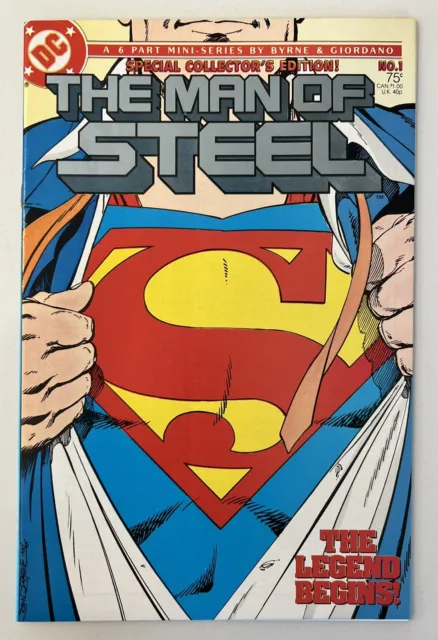 THE MAN OF STEEL #1 Oct 1986 NM - SUPERMAN SPECIAL COLLECTOR EDITION JOHN BYRNE