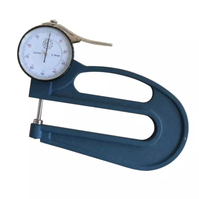 Thickness Gage Dial Indicator Gauge  Measuring Tool 0-10X120mm 2