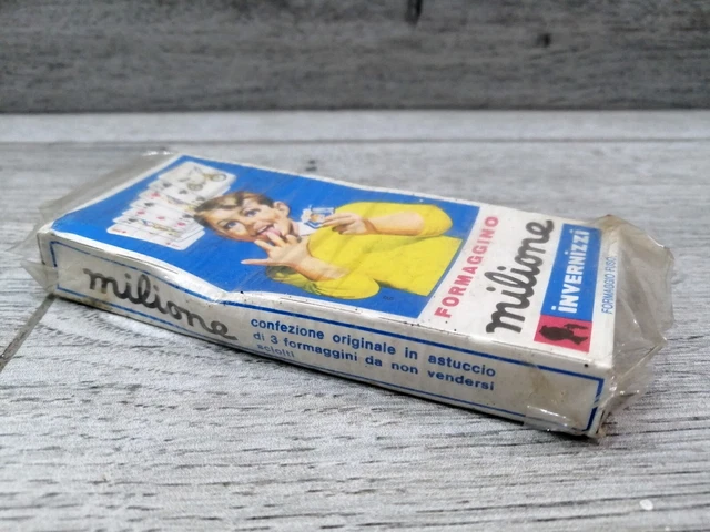 FORMAGGINO MILIONE INVERNIZZI Confezione Originale Vintage Anni 60