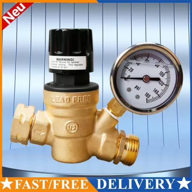 Pressure Maintaining Valve Adjustable Water Reducing Valve for RV Travel Trailer