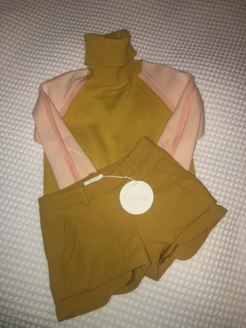 Chloé for Girls Jumper & Shorts Set. Age 6. BNWT. Stunning  Outfit