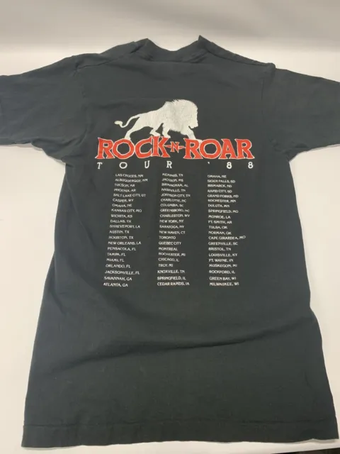 REAL - White Lion Pride Tour Band Shirt Rare M 80’s Band Shirt 1988 Rock N Roar 3