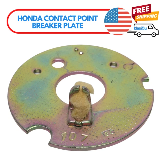 Genuine Points Plate Assembly For Honda ATC90 Trail 90 CT90 CL90 ST90 CB100 CB125 CM91 S90 OEM 30200-107-014 - 201355758 Genuine Points Plate Assembly For Honda ATC90 Trail 90 CT90 CL90 ST90 CB100 CB125 CM91 S90 OEM 30200-107-014 - 201355758