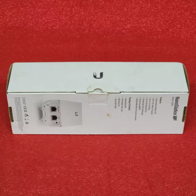 UBIQUITI NANOSTATION M5 Indoor/Outdoor 5GHz 150+ Mbps 16 dBi airMAX CPE ...
