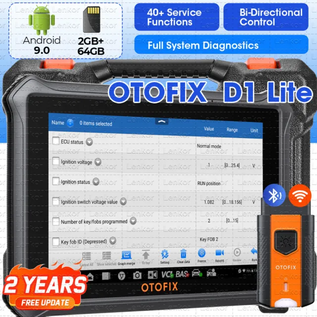 Autel OTOFIX D1 Lite OBD2 Scanner Wireless Diagnostic Tool Full System As MK808