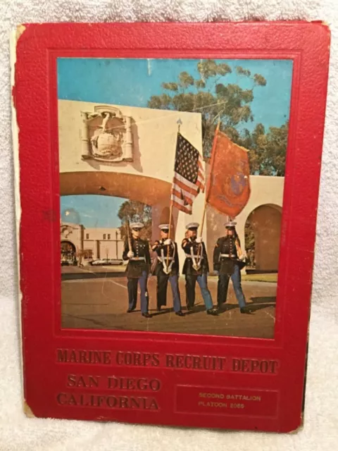 1974 Yearbook Marine Corps Recruit Depot San Diego Second Battalion Platoon 2065