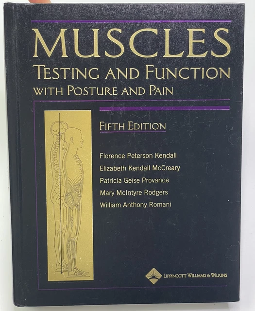 Muscles: Testing and Function with Posture and Pain 5th Ed. Kendall * Damaged *