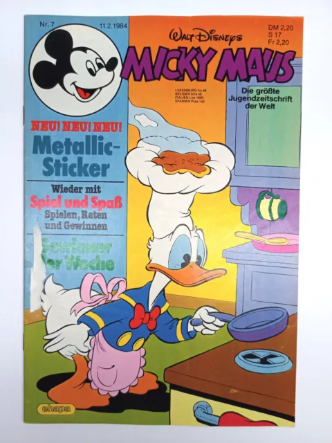 Micky Maus Heft Nr. 7 | 1984 | Top Zustand |